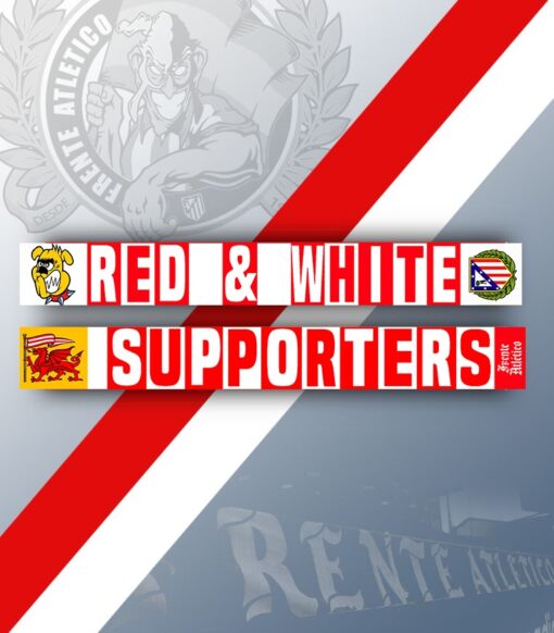 Bufanda Red & White