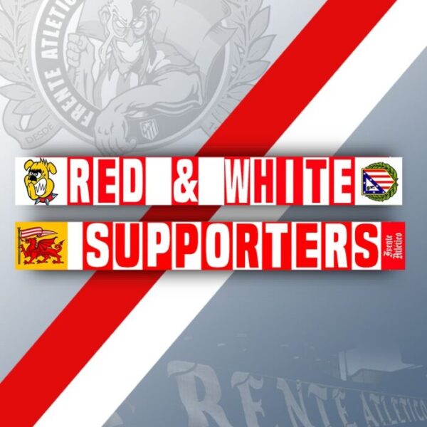 Bufanda Red & White